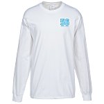 Gildan Ultra Cotton Heavyweight Long-Sleeve Tee - Whites