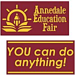 Custom Static Decal - Double-Face Imprint - S