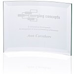 Scroll Jade Glass Award - 5