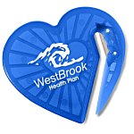 Heart Shaped Letter Slitter - Translucent