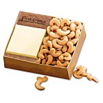 Walnut Post-it&reg; Note Holder w/Cashews