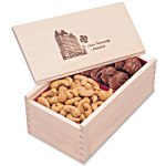 Wooden Box w/Turtles & Cashews