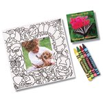 Picture Me Coloring Magnet Frame - Bugs