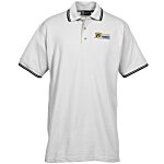 Blue Generation Tipped Pique Polo - Men's