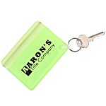 Waterproof Wallet with Key Ring - Translucent