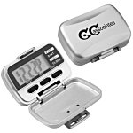 Pedometer w/Clock - Opaque