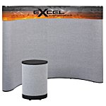Deluxe Curved Floor Display - 10' - Header