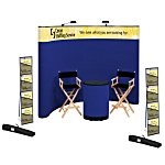 Deluxe Curved Floor Display - 10' - Header - Kit
