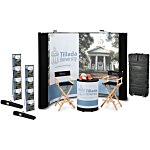 Deluxe Curved Floor Display - 10' - Mural Center - Kit
