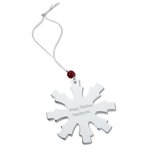 Silver Ornament - Snowflake