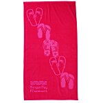 Tone on Tone Stock Art Towel - Sandals