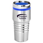 Stainless Grooved Tumbler - 16 oz.