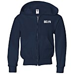 Jerzees NuBlend Full-Zip Hooded Sweatshirt - Youth