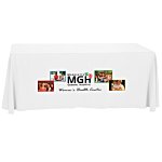 Closed-Back Table Throw - 6' - Front Panel - Full Color