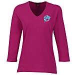 Blue Generation 3/4 Sleeve Tee - Ladies'