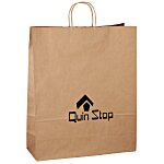 Kraft Paper Brown Eco Shopping Bag – 19-1/4” x 16”