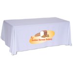 Open-Back Table Throw - 6' - Front Panel - Full Color