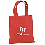Cotton Sheeting Colored Economy Tote - 9-1/2" x 9" - 24 hr