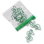 Clipsters Paper Clips - Dollar Sign
