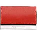 Leather and Metal Business Card Holder