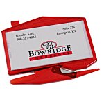 Zippy Magnetic Business Card Letter Opener–House-Translucent