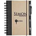 Eco Design Recycled Color Spine Spiral Notebook