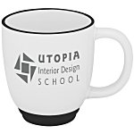 Two-Tone Bistro Mug - 12 oz. - White - 24 hr