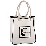 Cotton Canvas Rope Tote
