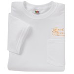 Fruit of the Loom Best 50/50 Pocket T-Shirt - White