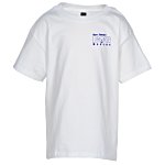 Hanes Beefy-T - Youth - White