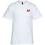 Hanes Beefy-T - Embroidered - White