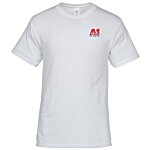 Hanes 50/50 ComfortBlend T-Shirt - Embroidered - White