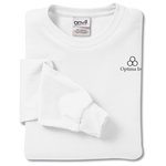 Anvil 5.4 oz. LS T-Shirt w/TearAway Label - White