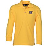 Blue Generation LS Pique Polo - Youth