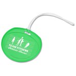 Traveler Round Luggage Tag - Translucent