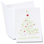 Seeded Holiday Card - Happy Holidays
