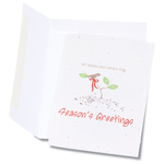 Seeded Holiday Card - Let Heaven & Nature Sing