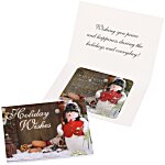 Greeting Card w/Magnetic Calendar - Snowman