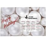 Greeting Card with Magnetic Calendar - Ornaments