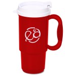 Insulated Auto Mug - 16 oz. - Translucent - White Lid