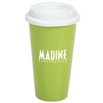 Colored Double Wall Ceramic Mug - 11 oz.