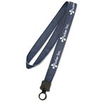 Denim Colored Lanyard - 3/4