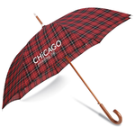 totes Automatic Stick Umbrella - Plaid