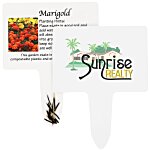 Compostable Seed Stakes - Marigold