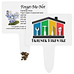 Compostable Seed Stakes - Forget Me Not