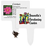 Compostable Seed Stakes - Cosmos