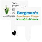 Compostable Seed Stakes - Chives