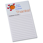 Bic Business Card Magnet with Note Pad - Thanks