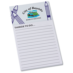 Bic Business Card Magnet with Note Pad - Pencils