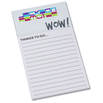 Bic Business Card Magnet with Note Pad - Wow